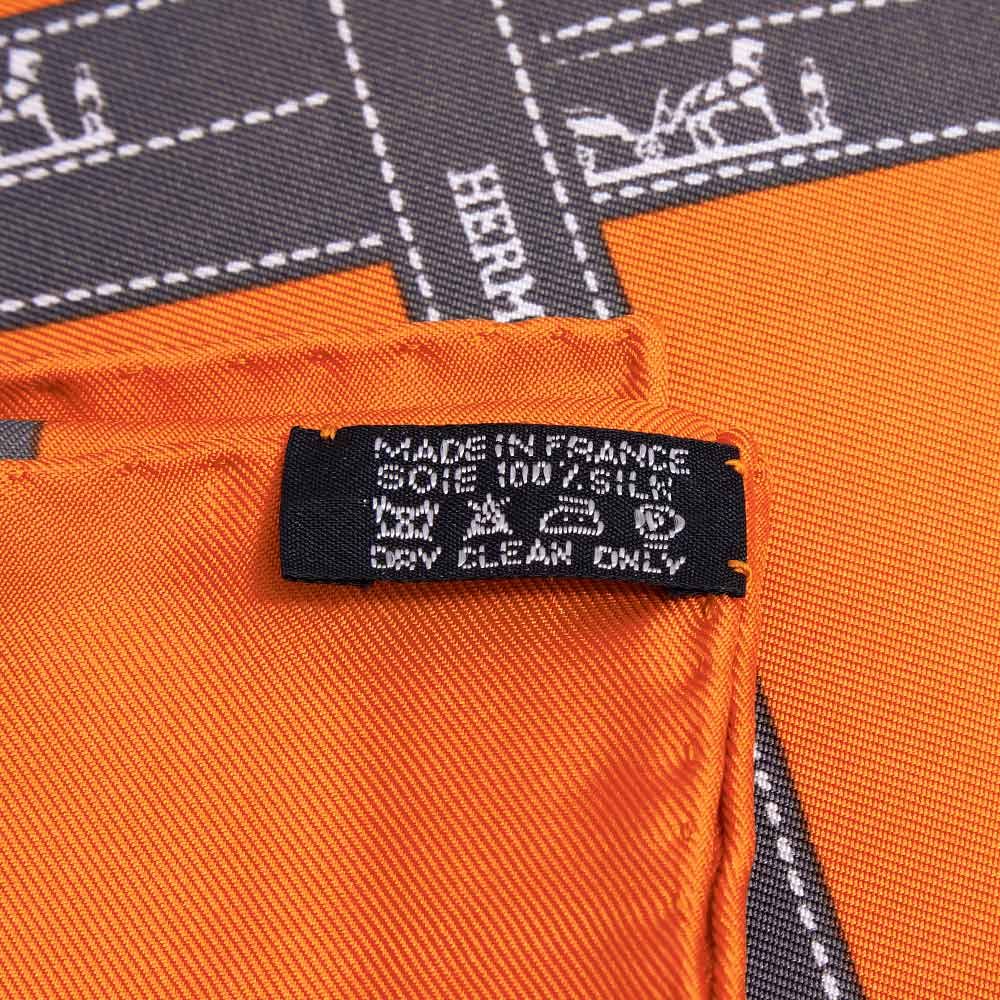 エルメス カレ 90 ボルデュック リボン BOLDUC RIBBON スカーフ シルク