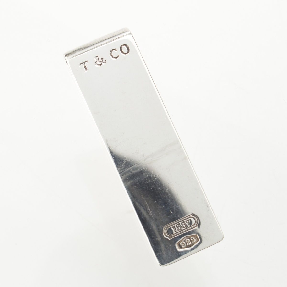 美品 ティファニー マネークリップ 1837 シルバー925 ティファニー TIFFANY & CO. マネークリップ 1837 シルバー925