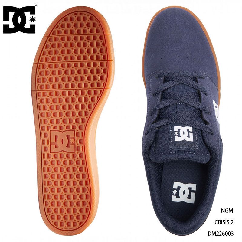 DC スニーカー ローカット クライシス DC SHOES ディーシー CRISIS 2 DM226003 NGM メンズ スケートシューズ スケシュー 日本正規品