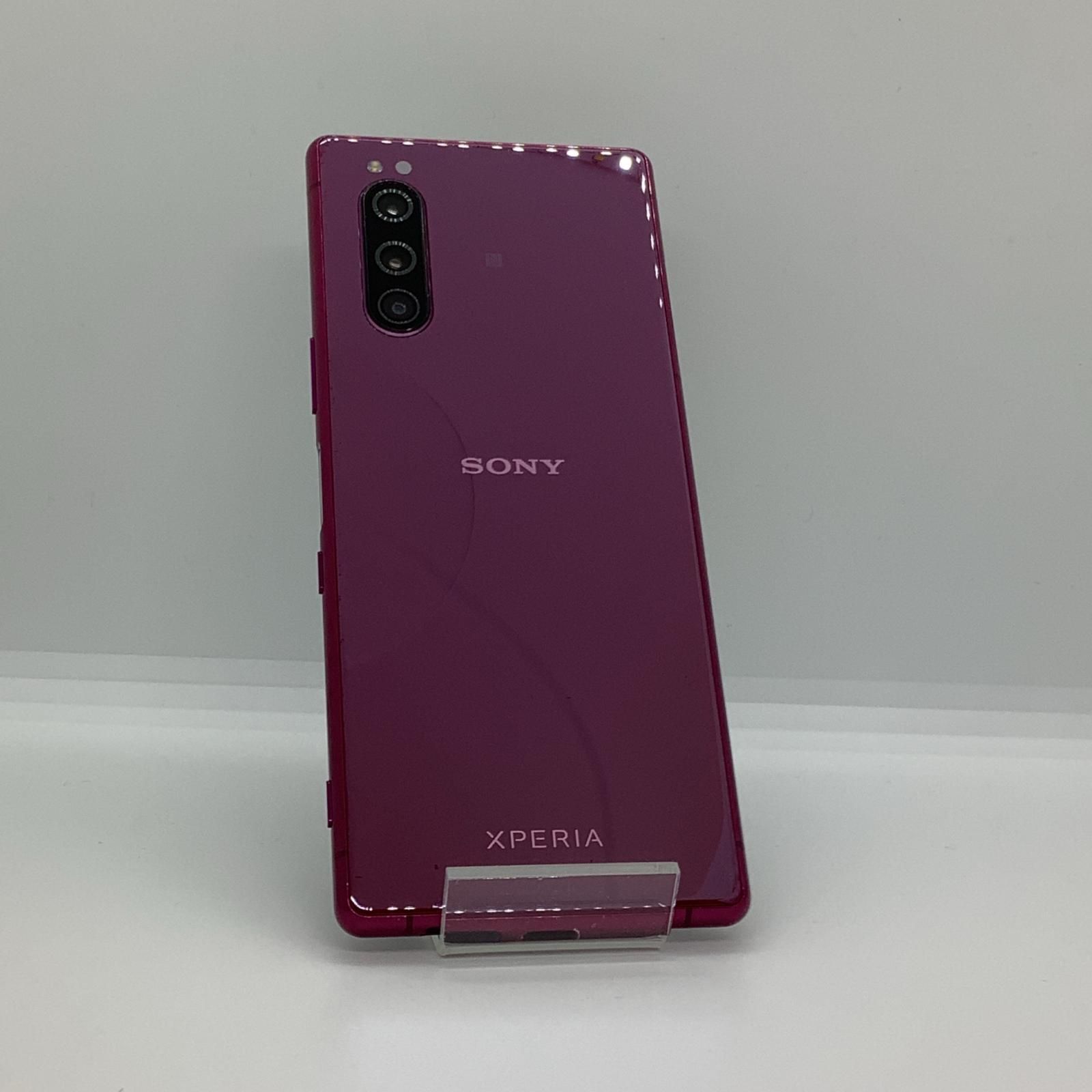 全額返金保証】Sony Xperia 5 64GB レッド Softbank SIMフリー 全額返金保証】Sony Xperia 5 64GB レッド Softbank SIMフリー