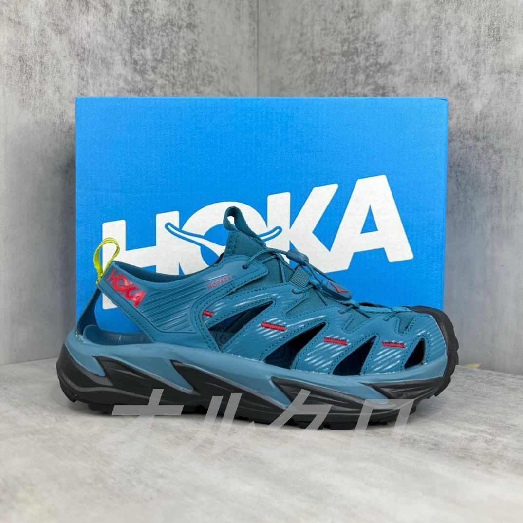 新品未使用 HOKA ONE ONE ホカオネオネ HOPARA ホパラ サンダル メンズ アウトドア レジャー ブルー - メルカリ