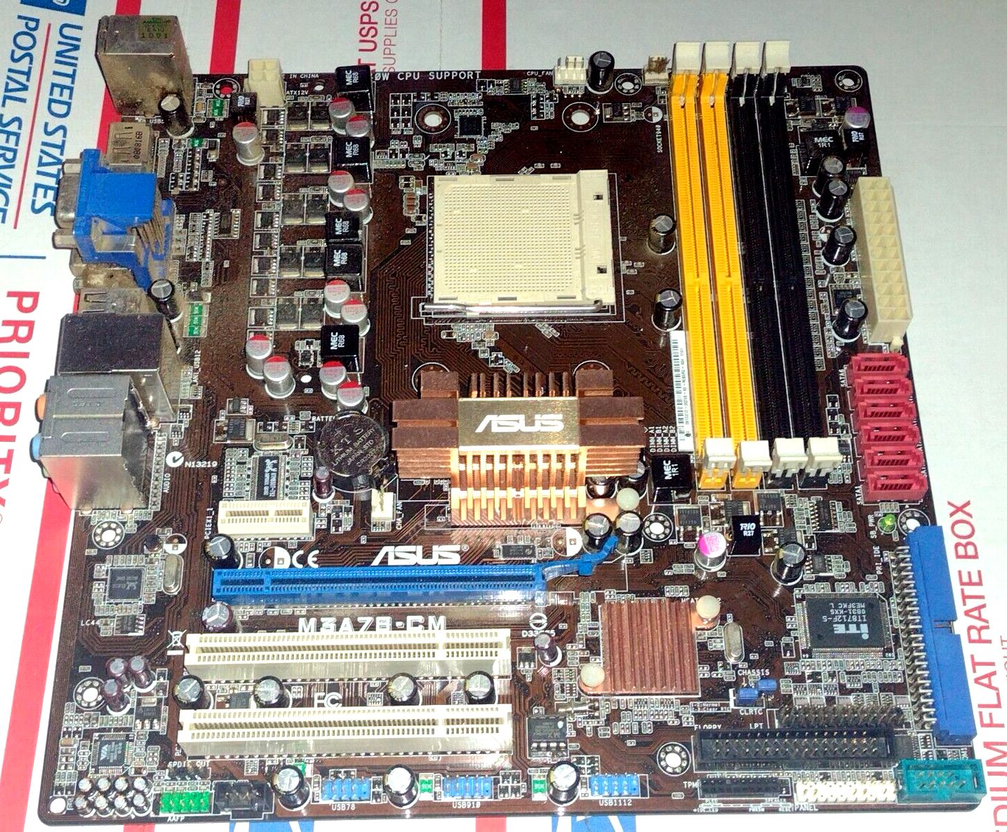 ASUS M3A78-CM ソケット AM2 マザーボード -amp IOプレート