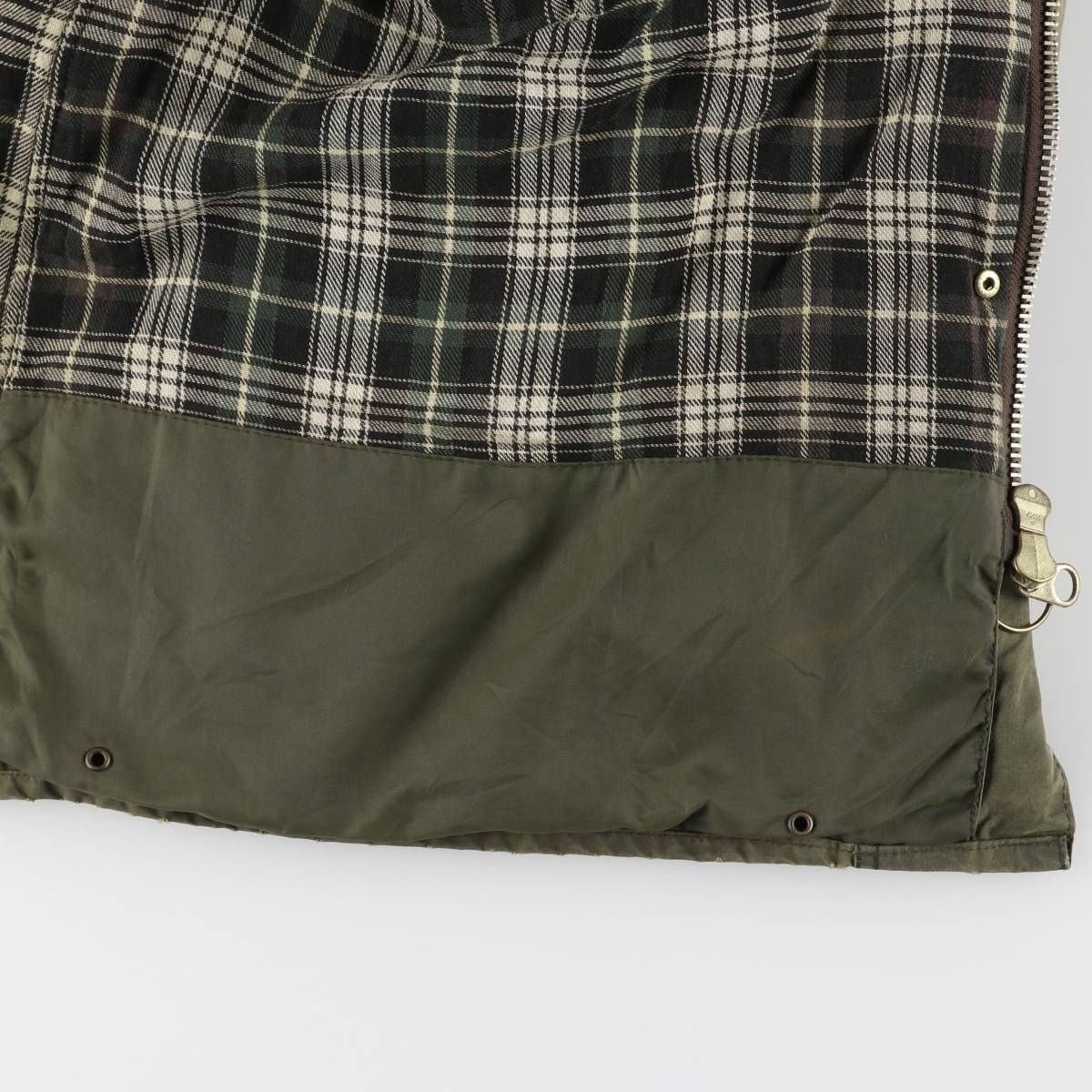 古着 90年代 バブアー Barbour BORDER ボーダー 旧3ワラント
