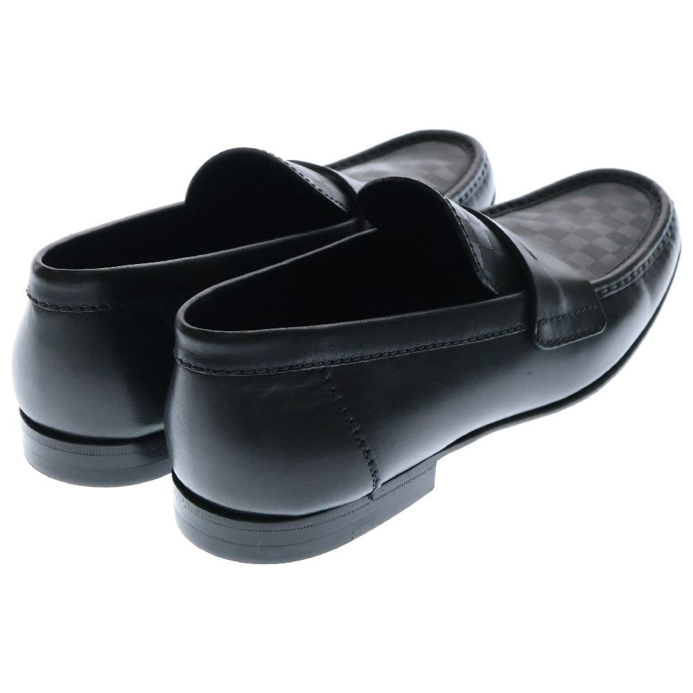 LOUIS VUITTON (ルイヴィトン) ダミエグラフィット レザー ローファー