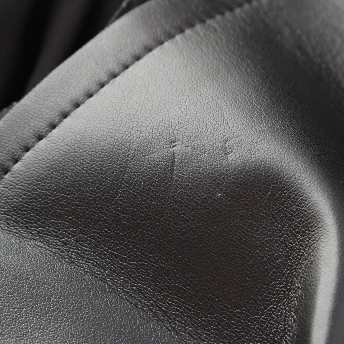 フェイクレザー メタルバックル