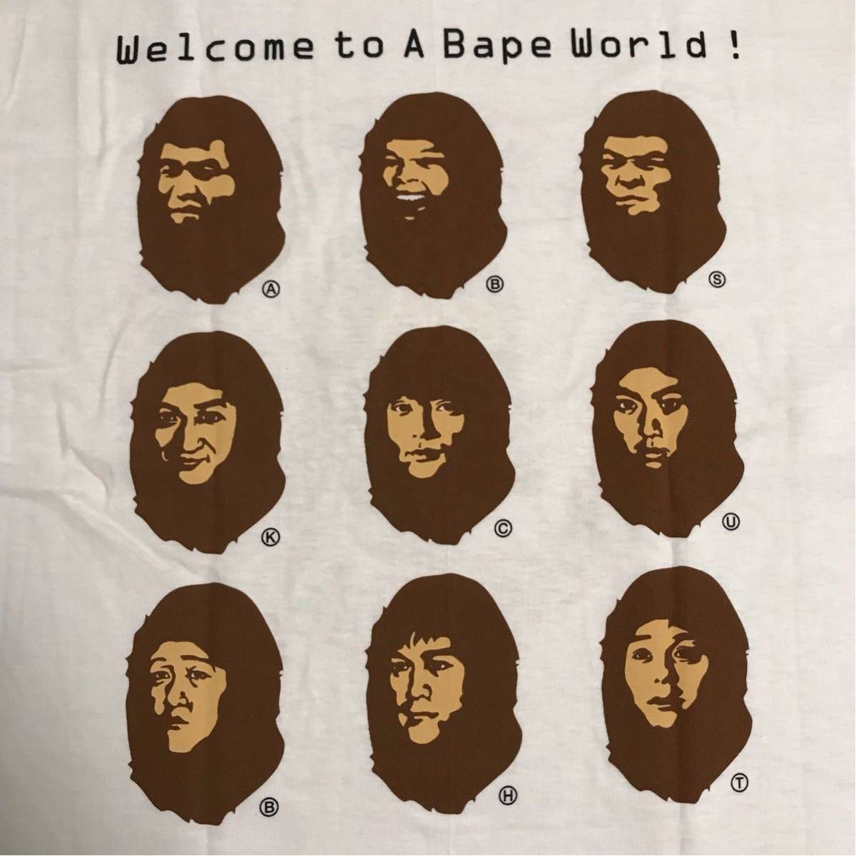 BAPE ape heads show 97 Tシャツ 000000000171 - メルカリ