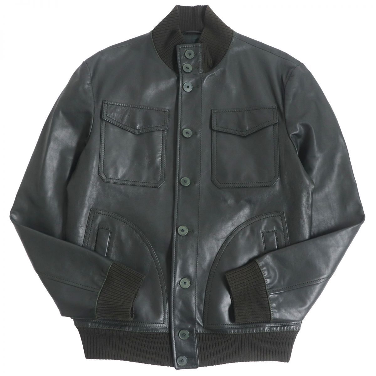 美品□BOTTEGA VENETA/ボッテガヴェネタ 492565 カーフスキン レザー 
