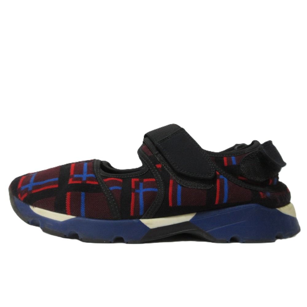 美品 MARNI マルニ チェック柄 ローカット スニーカー サンダル