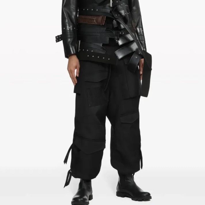 ★hiros★ジュンヤワタナベマン　春夏　チェック地サルエルカーゴパンツ ☆hiros☆ジュンヤワタナベマン 春夏 チェック地サルエルカーゴ