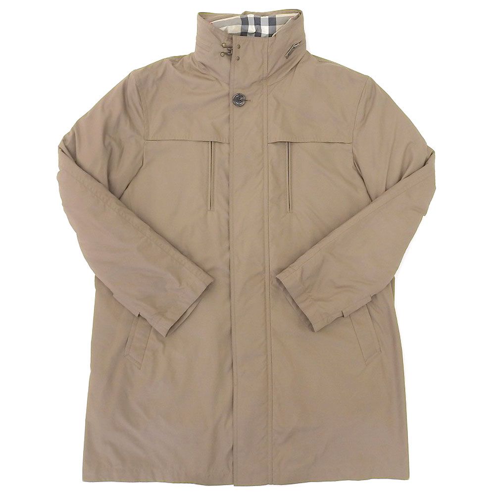 BurberryLondonバーバリーロンドン ダウン ブラウン ノバチェック BURBERRY - BURBERRY LONDON バーバリーロンドン ノバチェック柄