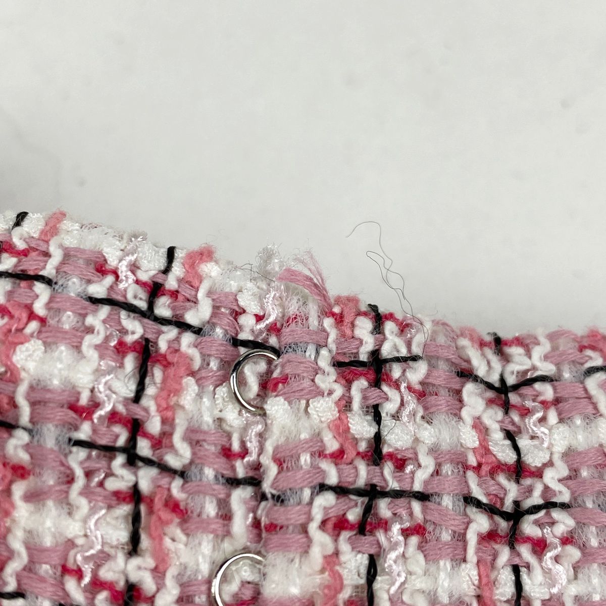シャネル CHANEL ココマークボタン ツイード タイトスカート バック