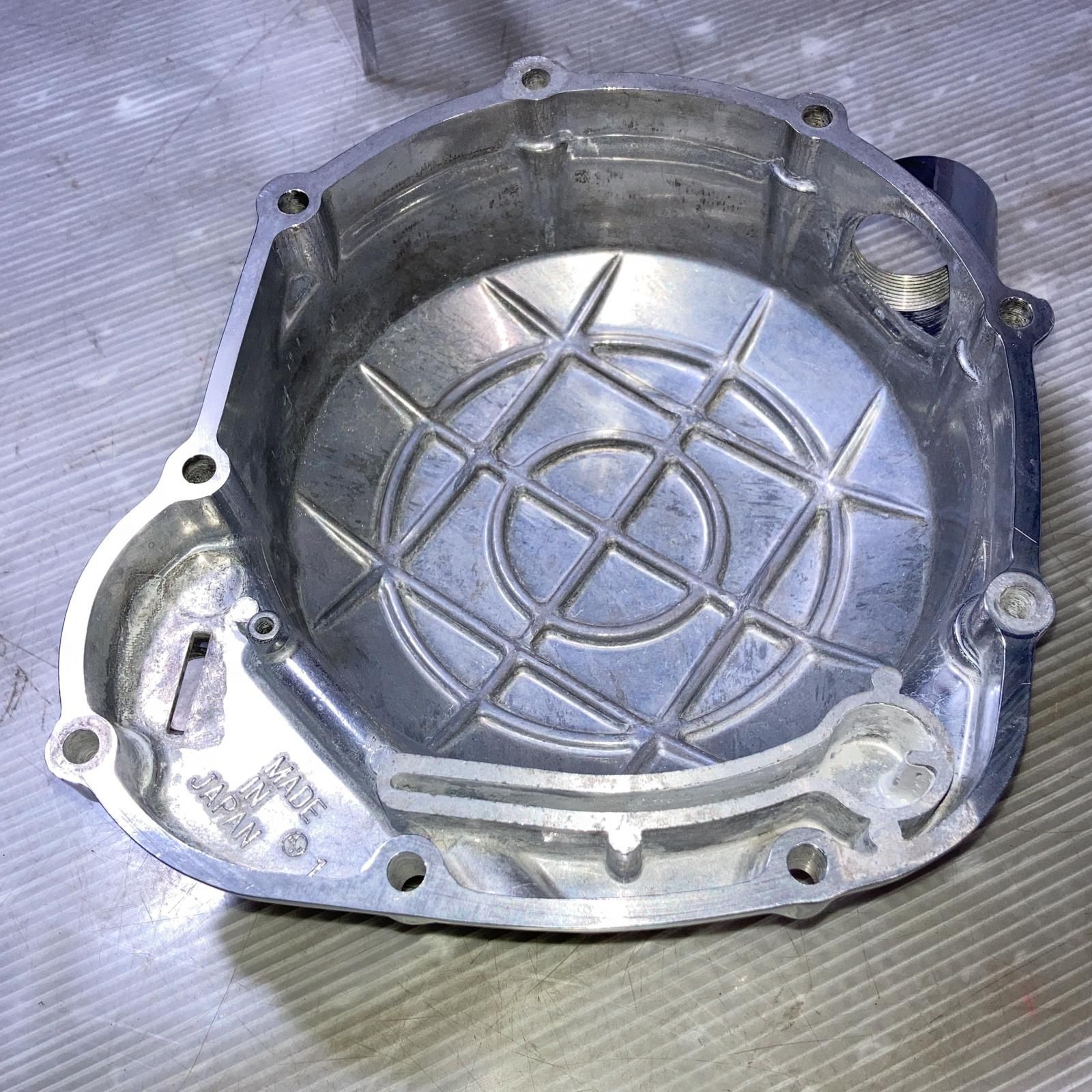 KAWASAKI Z500 KZ500B 純正 クラッチカバー バレル研磨仕上げ 当時物