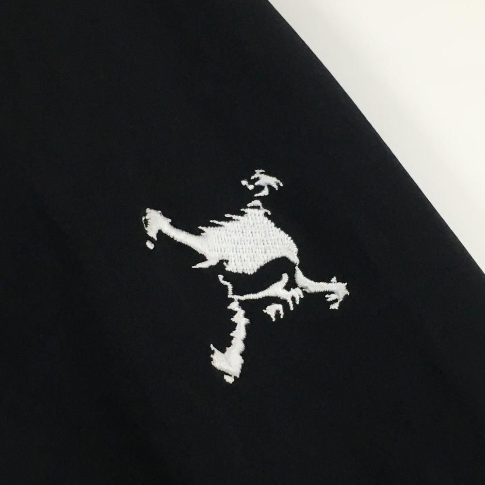 【美品】オークリー ジャケット 黒×白 ストレッチ メンズ XL ゴルフウェア Oakley
