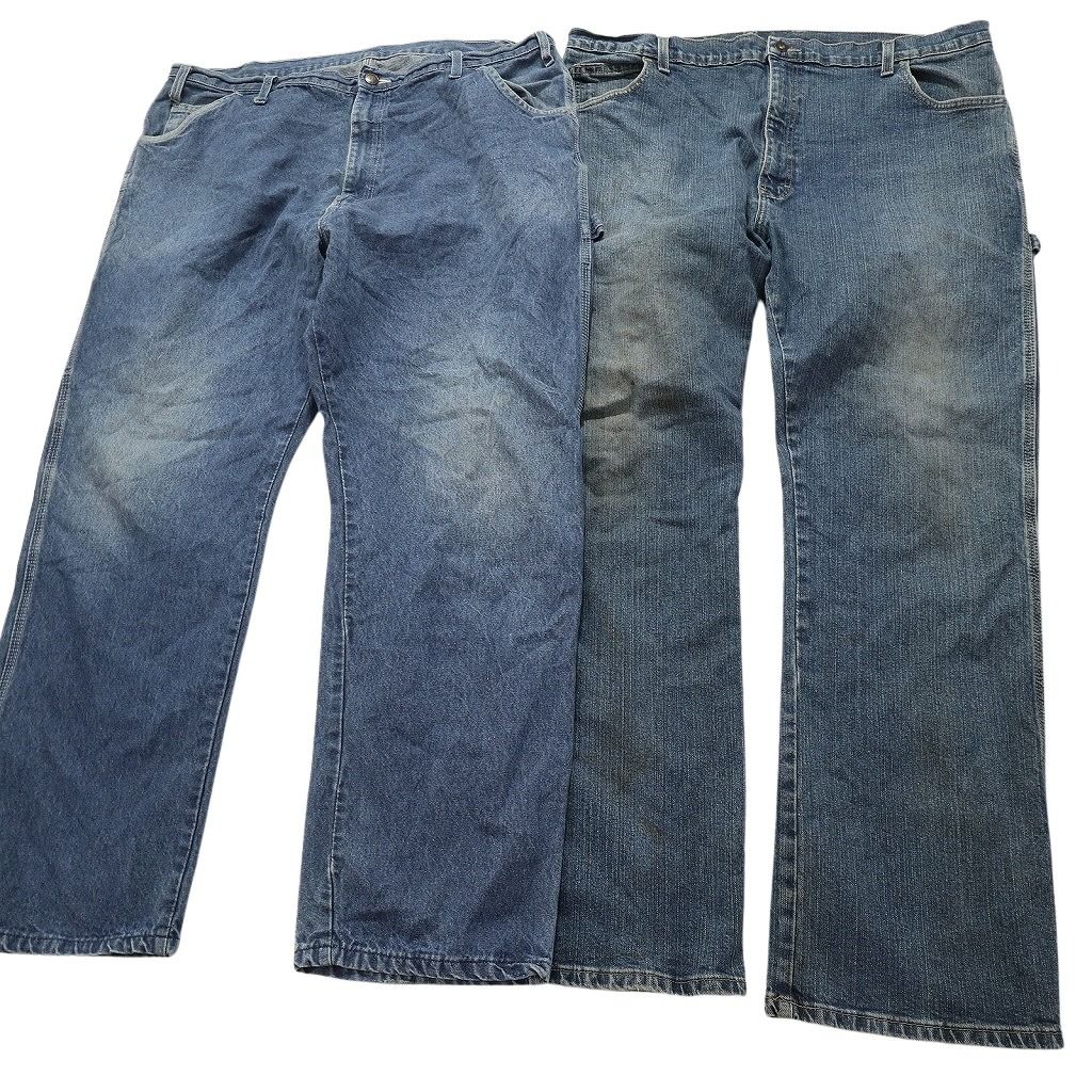 古着卸 ディッキーズ Dickies ペインターデニム パンツ 8枚セット メンズ 40 ダブルニー インディゴブルー 古着 NC1303 KIN-KAAI_COM