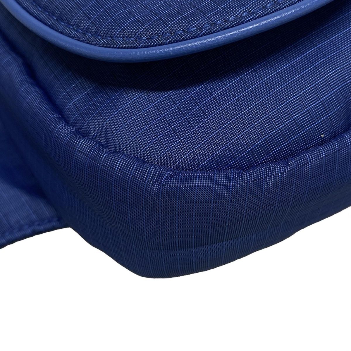 ディオール クリスチャンディオール ウエストポーチ サドル ナイロン ボディバッグ ブルー×ネイビー CDモチーフバックル レザー DECORATOM_COM_BR