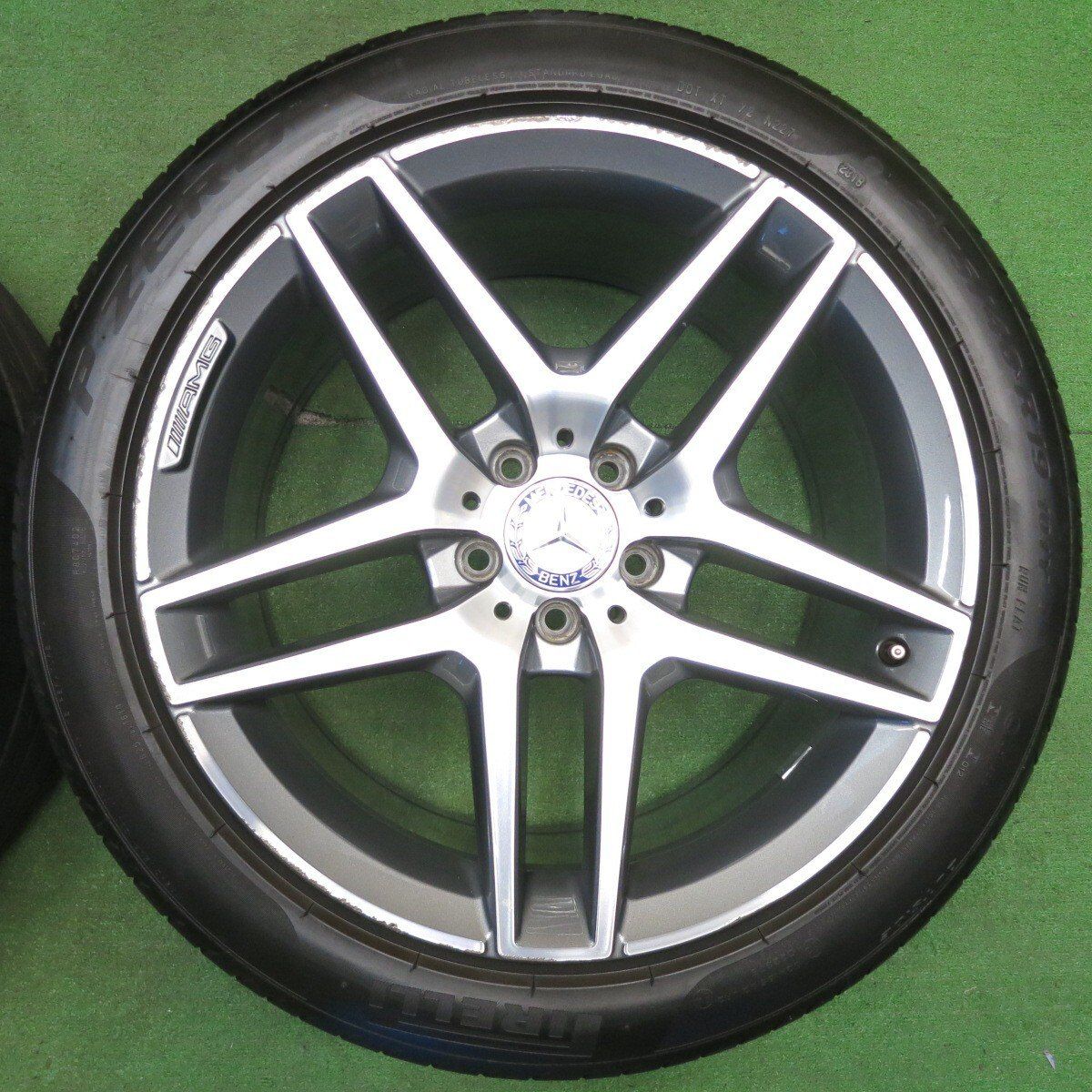 バリ溝 9.5分 ベンツ Sクラス W222 純正 AMG 245 45R19 275 40R19 ブリヂストン GR-X2 ピレリ PZERO PCD112 5030901NJノ