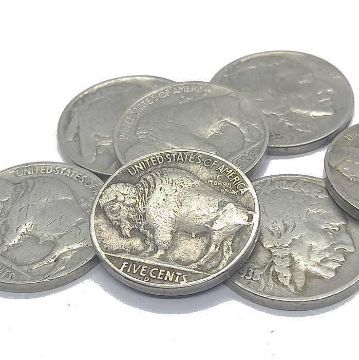 coin-4□5セントコイン インディアン&バッファロー【1930～1937年