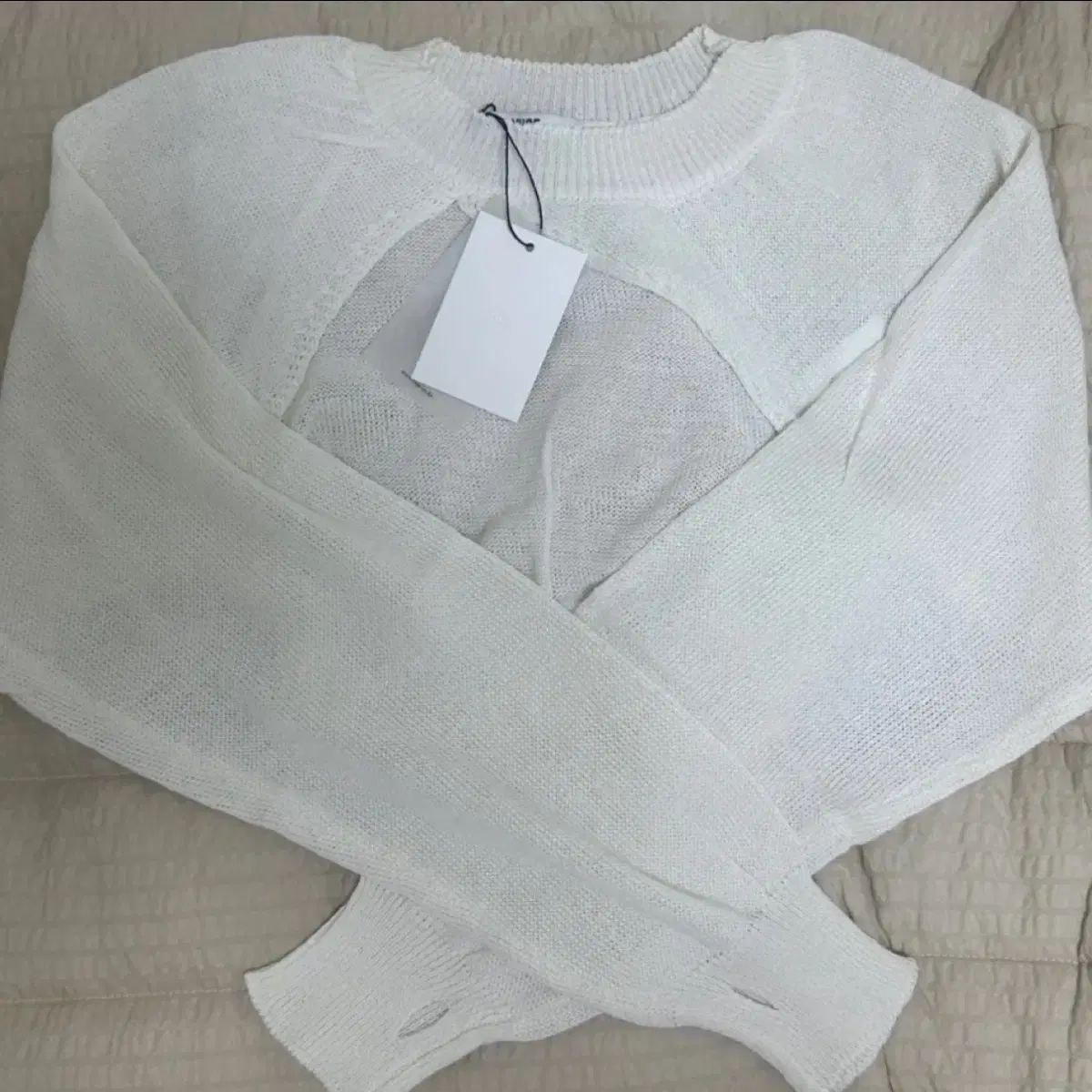 YUSE ユズ ボレロ ニット 秋 アイボリー フリーサイズ 芸能人 WWW_SMP1DAWEKUDUS_SCH_ID