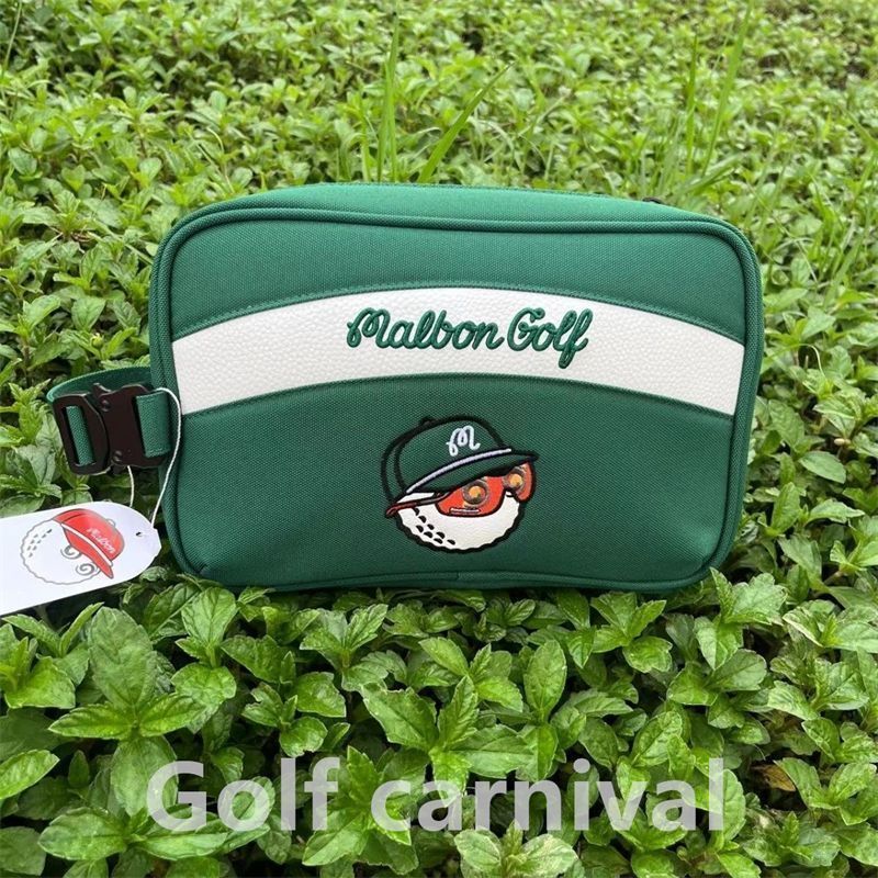 即発送 マルボン ゴルフ カートバッグ ハンドバック 小物入れ ポーチ グリーン