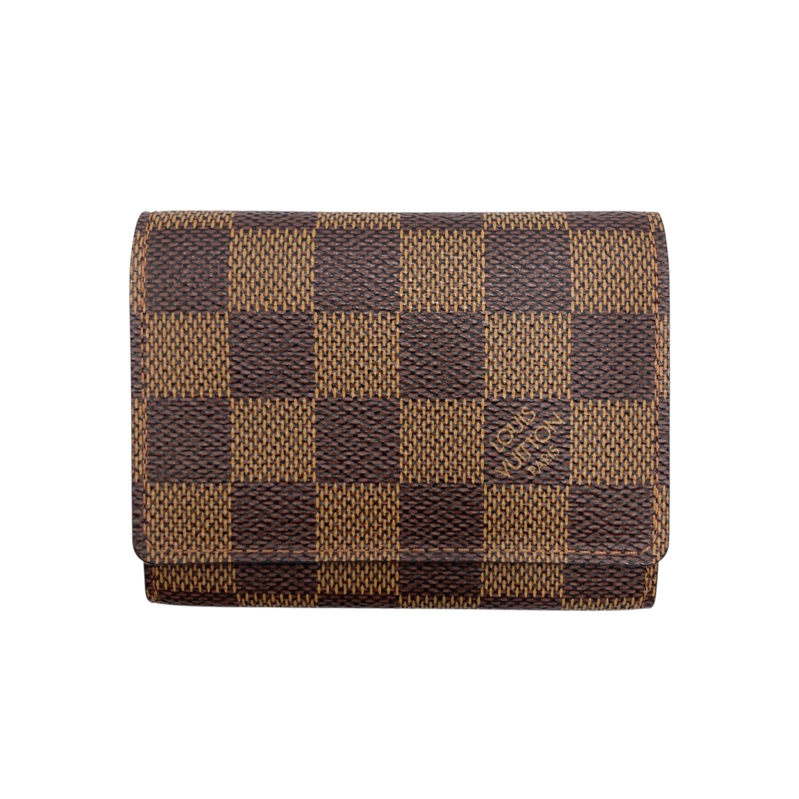 真贋判定済 LOUIS VUITTON ルイヴィトン ダミエ アンヴェロップ カルト ドゥ ヴィジット N62920 ダミエ ウォレット B0503B3DT3