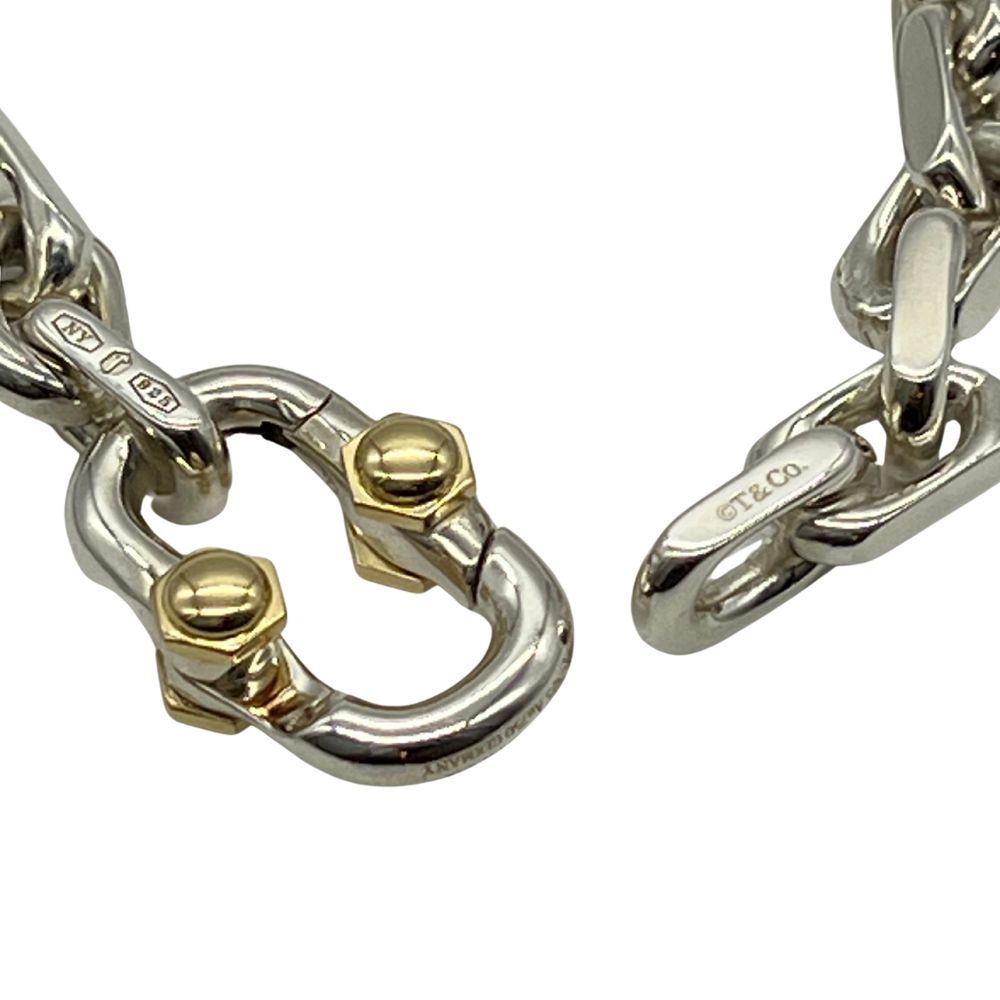 美品　ティファニー　メイカーズ　チェーン　ブレスレット TIFFANY&Co.（ティファニー） TIFFANY & Co. メイカーズ ワイド