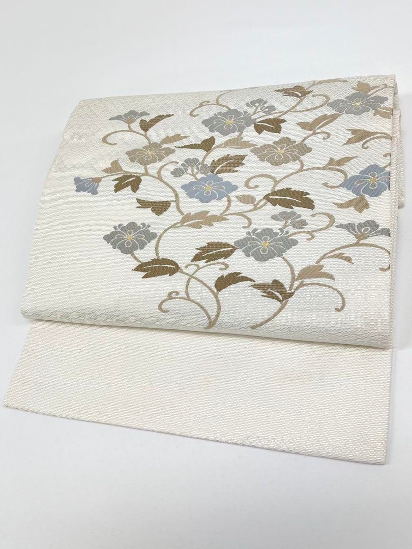 西陣織 九寸名古屋帯 ♥品 金糸 正絹