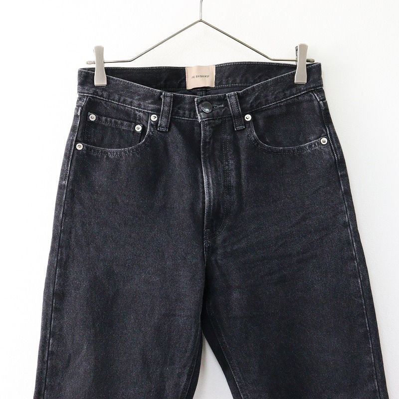 THE SHISHIKUI シシクイ デニム ストレートパンツ 26 BLACK 美品 シシクイ THE SHISHIKUI CLASSIC DENIM STRAIGHT デニム