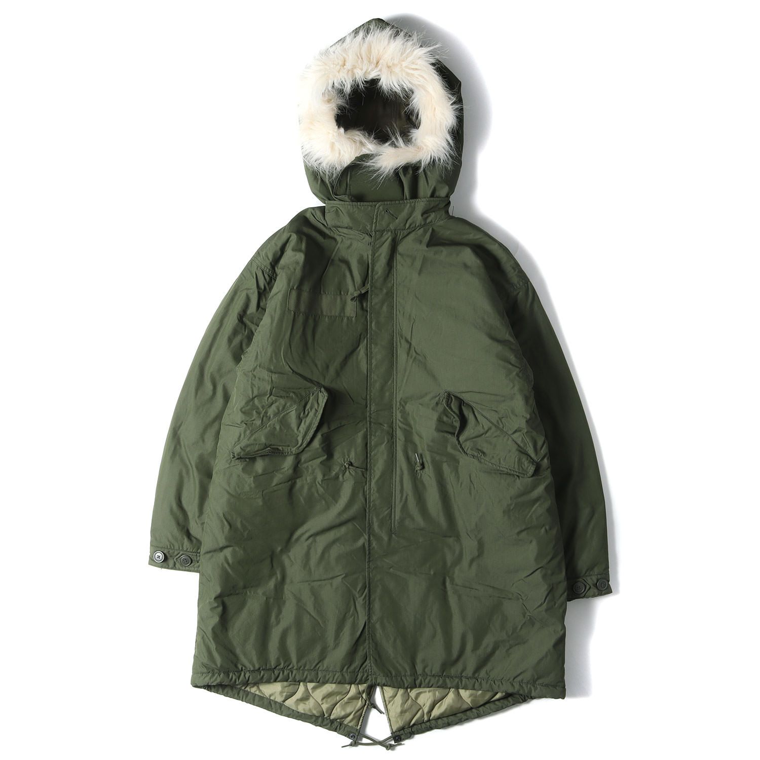 美品 BEAMS ビームス コート サイズ:M 22AW パテッド M-65 ミリタリー 