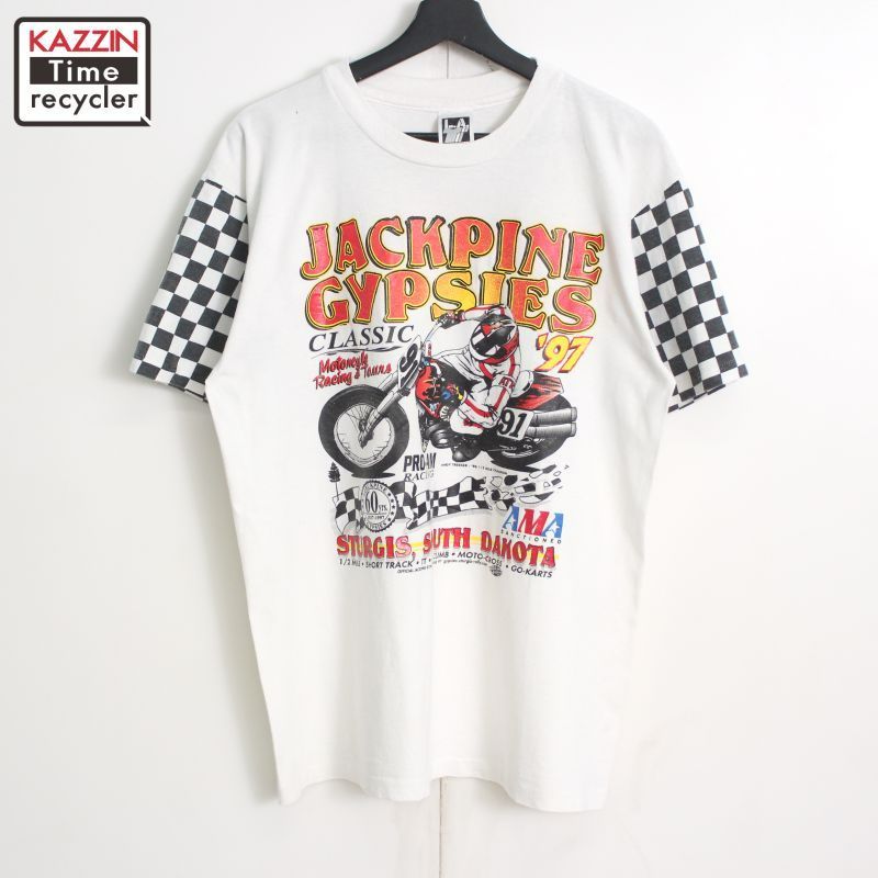 90s USA製 vintage L.A.SPORTSWEAR AMA レーシング モーターサイクル 半袖Ｔシャツ メンズ 表記Lサイズ - メルカリ