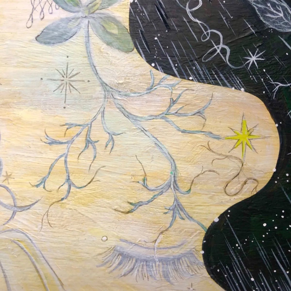 ✴︎タイトル『for you 』手書き 自作 オリジナル絵画 原画 手作り額