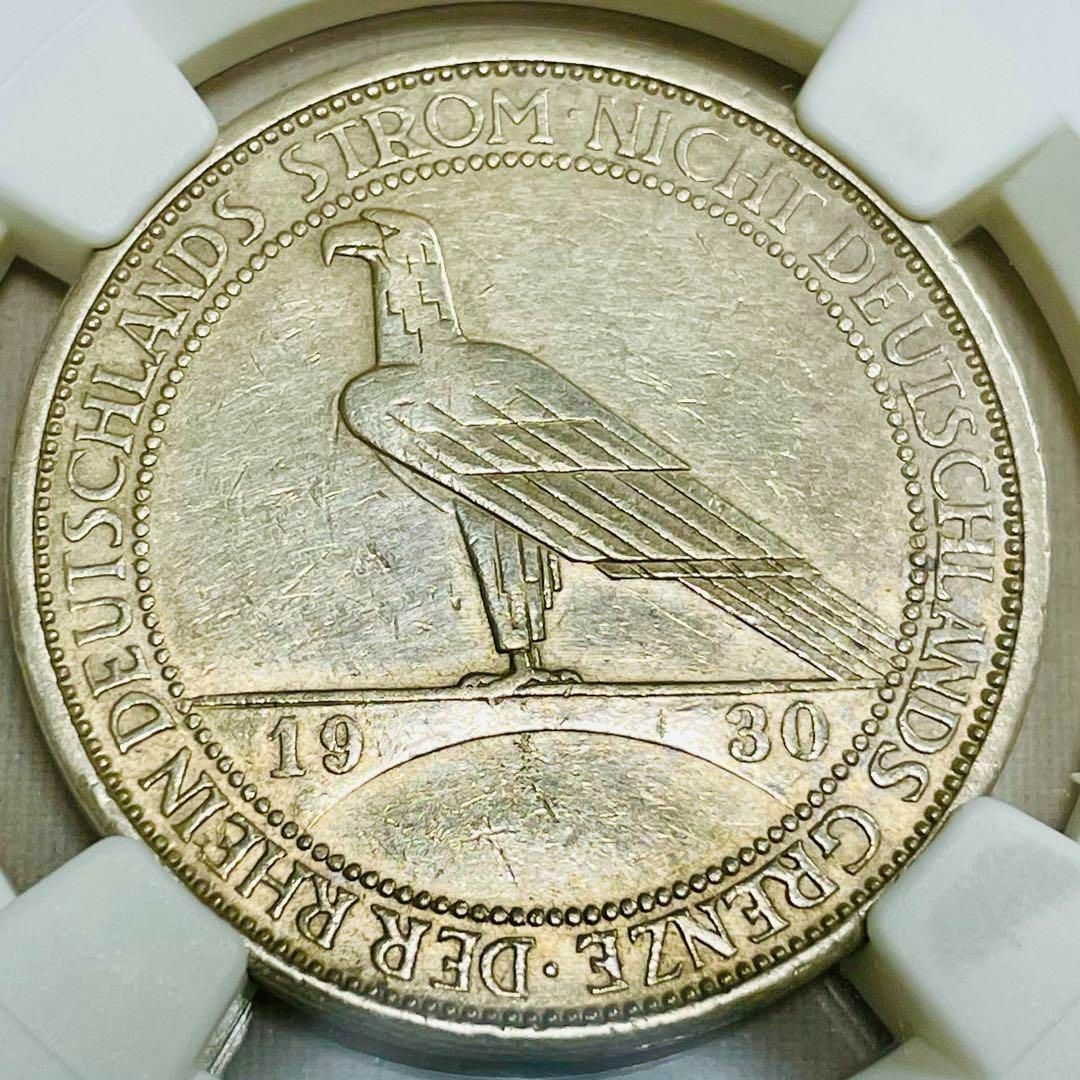 1930 ドイツ ワイマール ラインラント解放 3マルク 銀貨 NGC AU - メルカリ