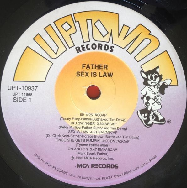 米LP Father MC Sex Is Law UPT10937 Uptown Records, MCA