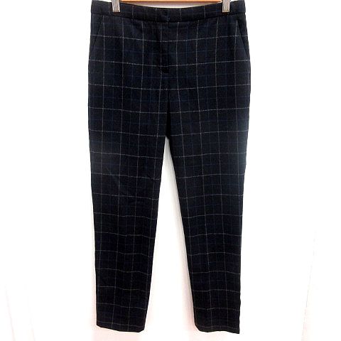 Theory チェック ウールテーパードパンツ セオリー Theory テーパードパンツ チェック ウール カシミヤ混