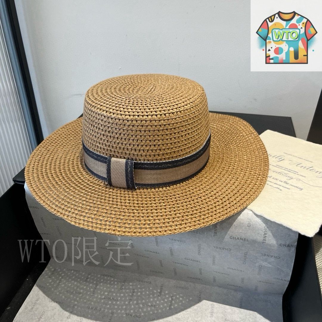今日WTO】Dior Flat-Top ストローハット-YY52 - メルカリ