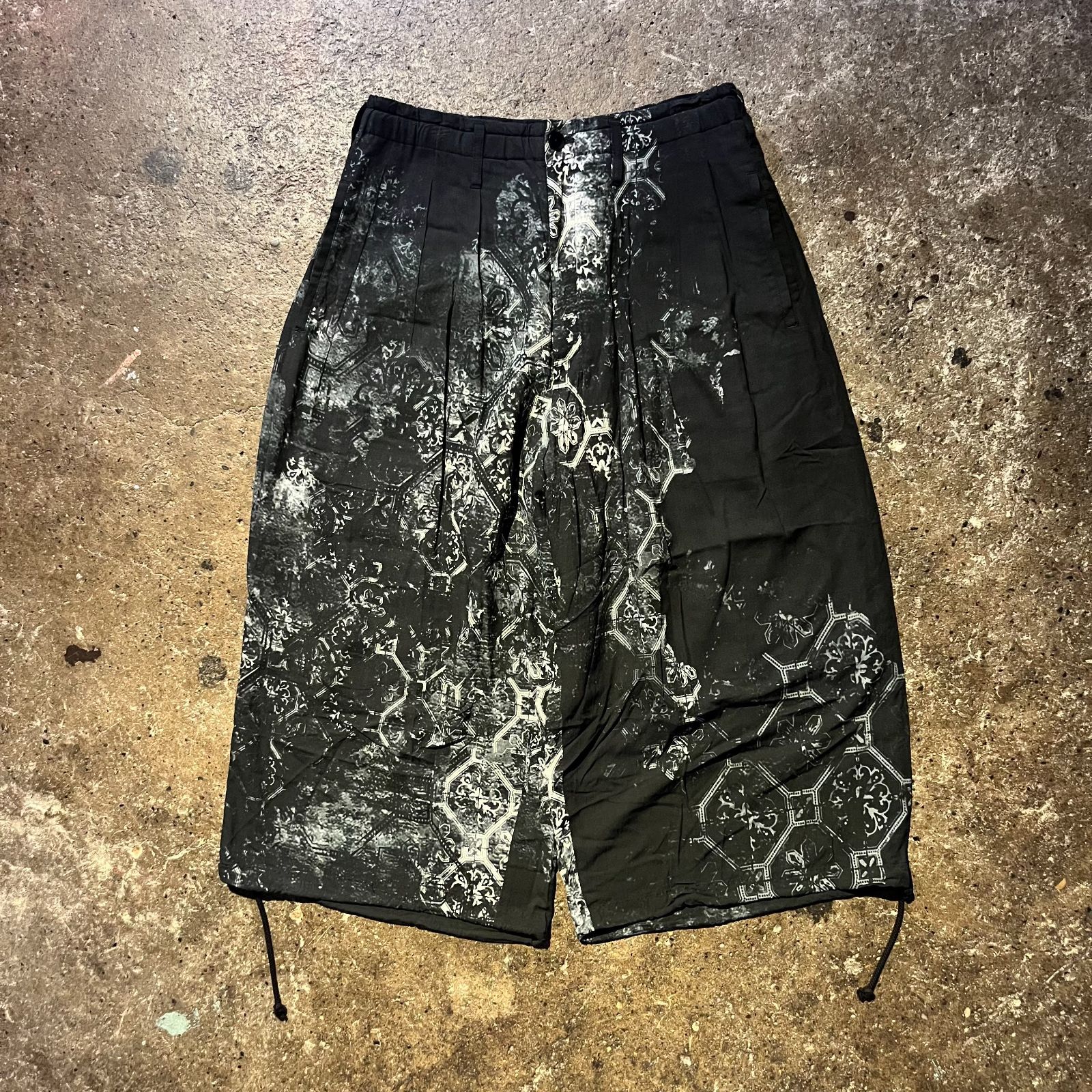 Ground Y 25ss Balloon Pants White グラウンドワイ 2025ss レーヨン