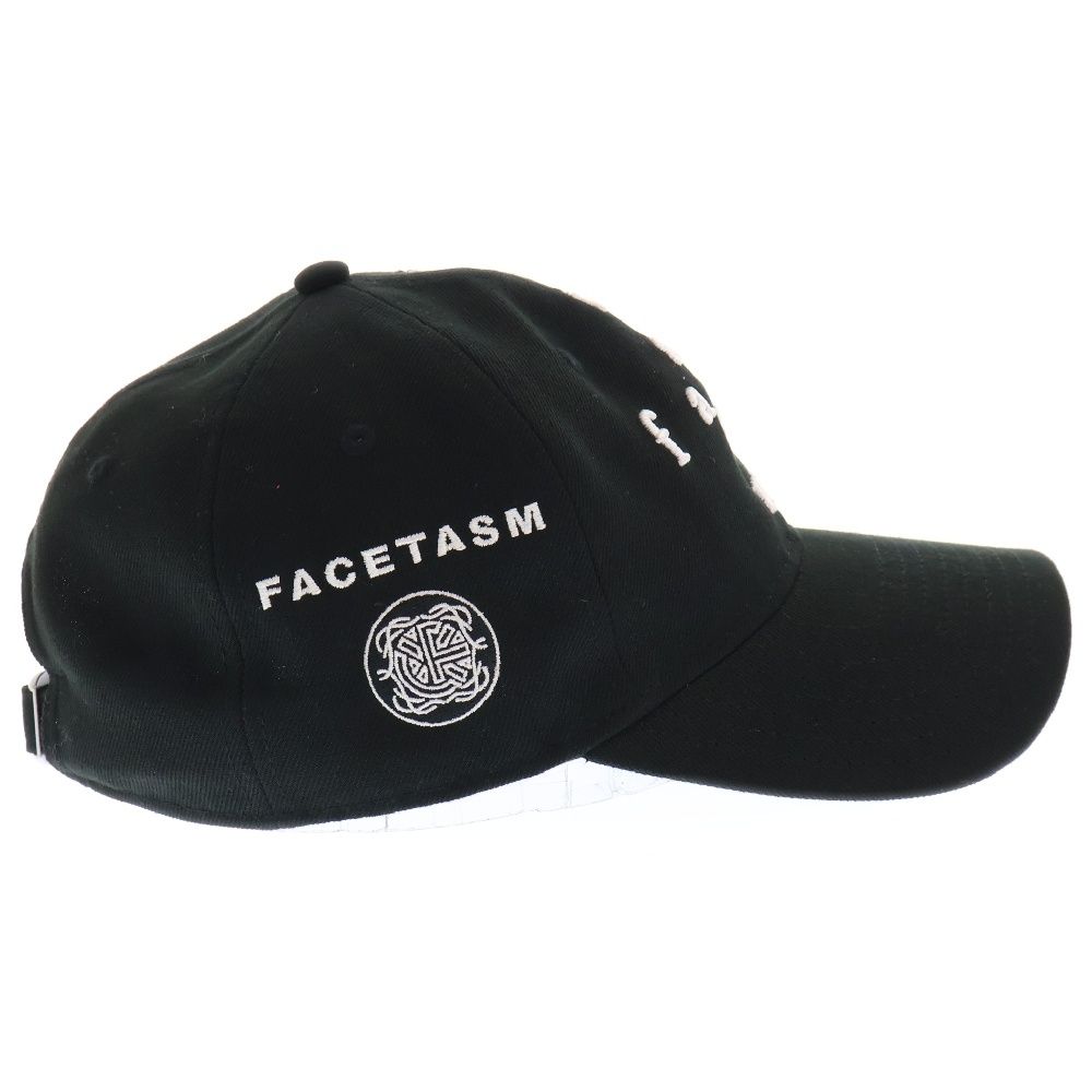 ファセッタズム FACETASM NEW ERA 9TWENTY ニューエラ ロゴ刺繍 キャップ 帽子 ブラック系【中古】 FACETASM (ファセッタズム) NEW ERA 9TWENTY ニューエラ ロゴ刺繍