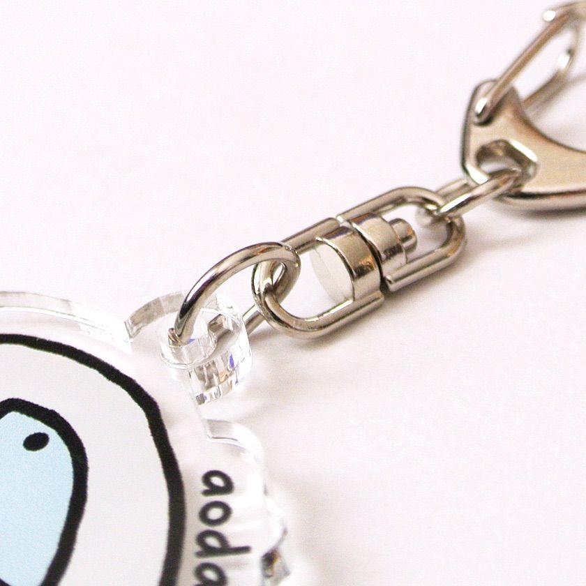 ねこぜちゃん アクリルキーホルダー(★ナスカン) あおだま雑貨限定商品-8