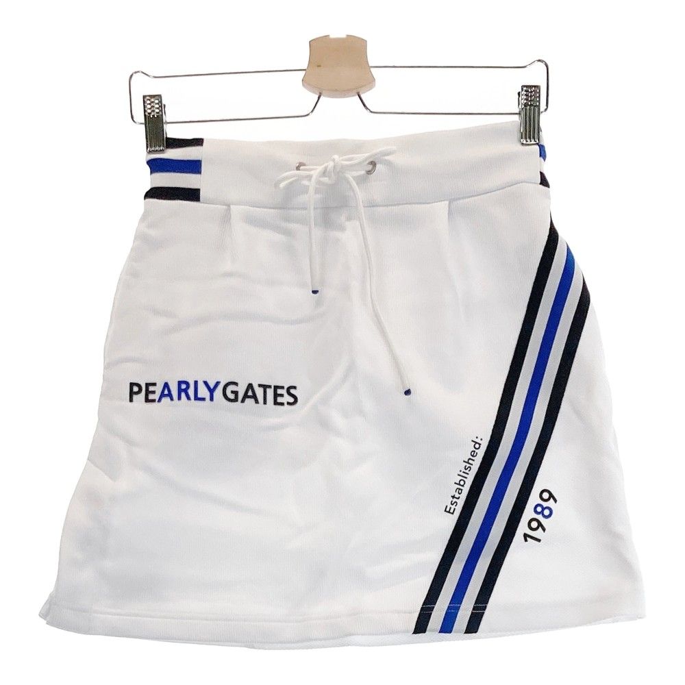 PEARLY GATES スカート サイズ0 白 PGG】【直営店舗&公式オンライン限定】 TEXBRID ハイゲージ天竺