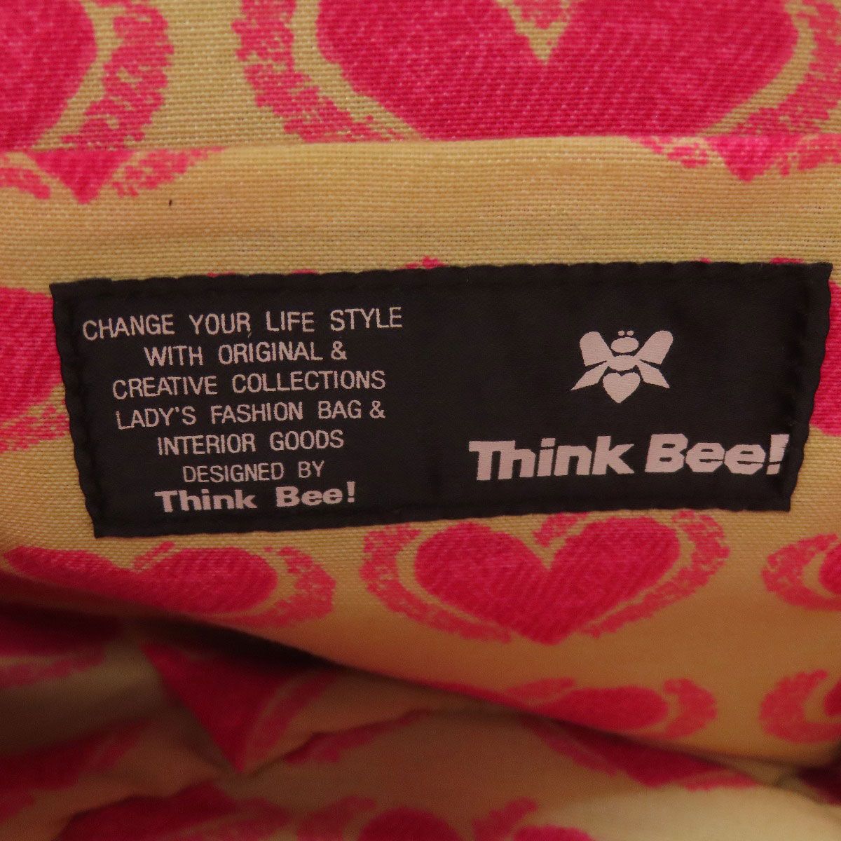 ハートモチーフ トートバッグ