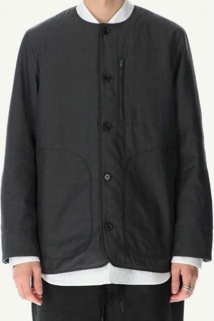 新品 山内 ヤマウチ 20AW 日本製 塩縮コットンキュプラ 中綿入りノー