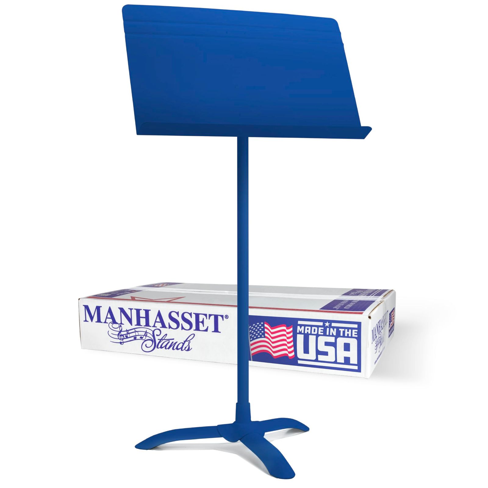 マンハセット Manhasset 譜面台 M48MBL シンフォニーモデル Symphony Stand カラー マットブルー 4801MBL