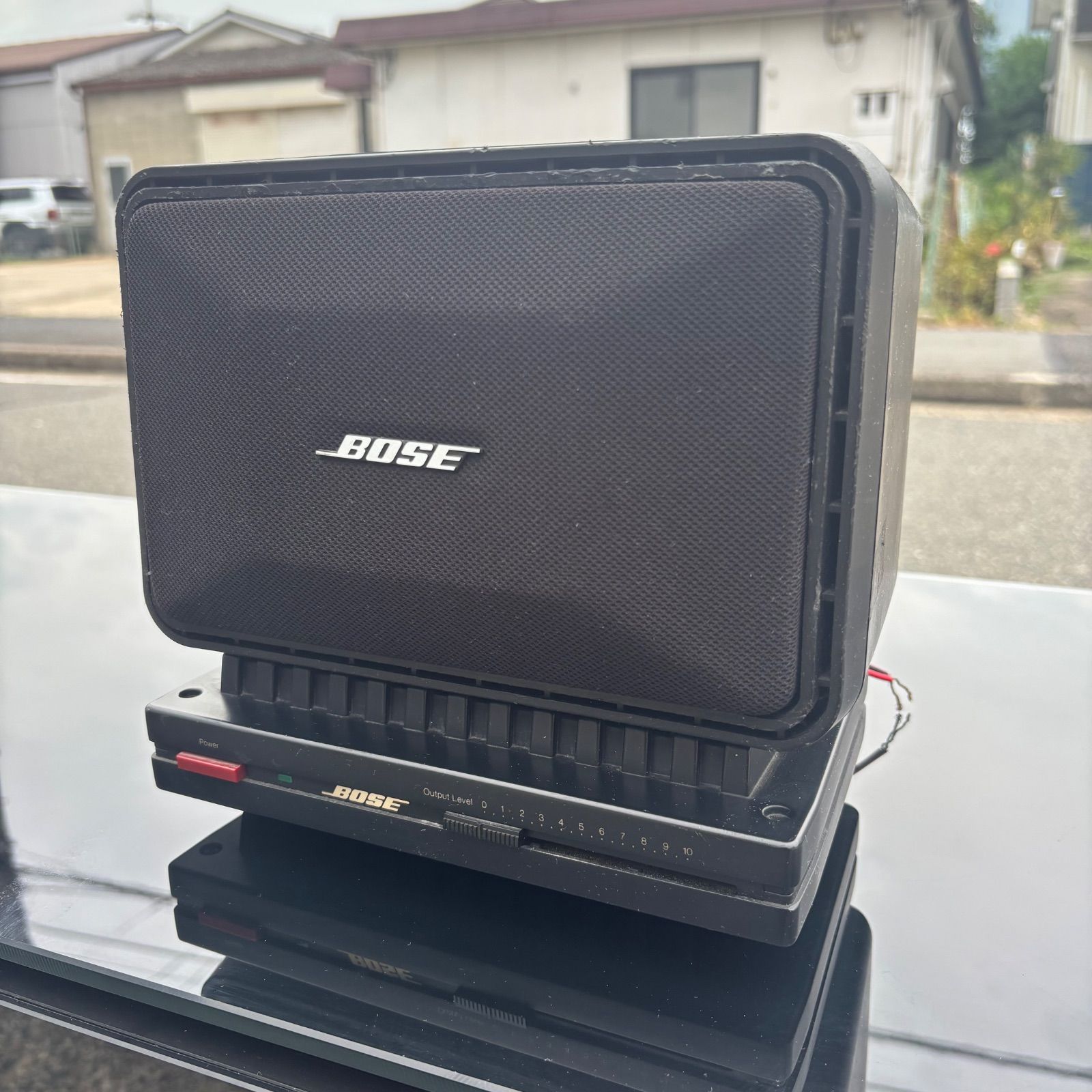 動作品 BOSE Model 1705 ステレオパワーアンプ - BOSE 101シリーズ スピーカー セット