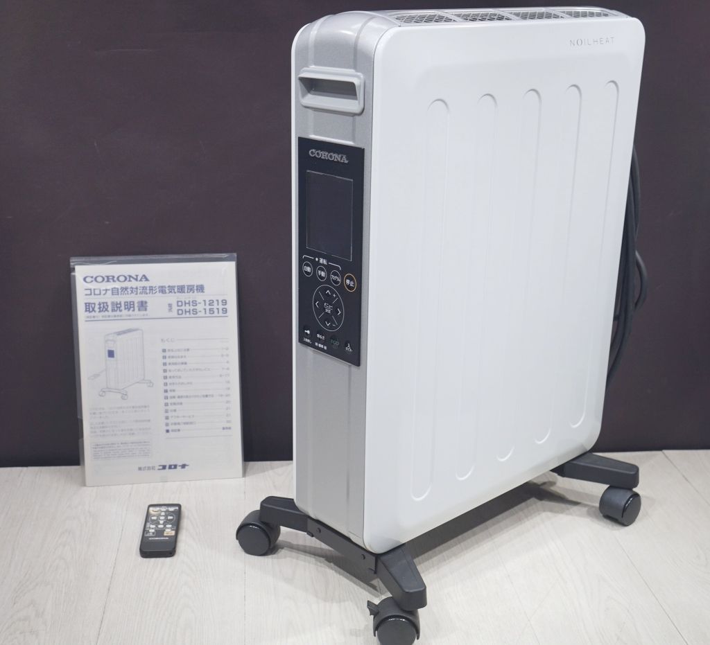 美品】CORONA DHS-1219 オイルレスヒーター 2019年製 CORONA オイル