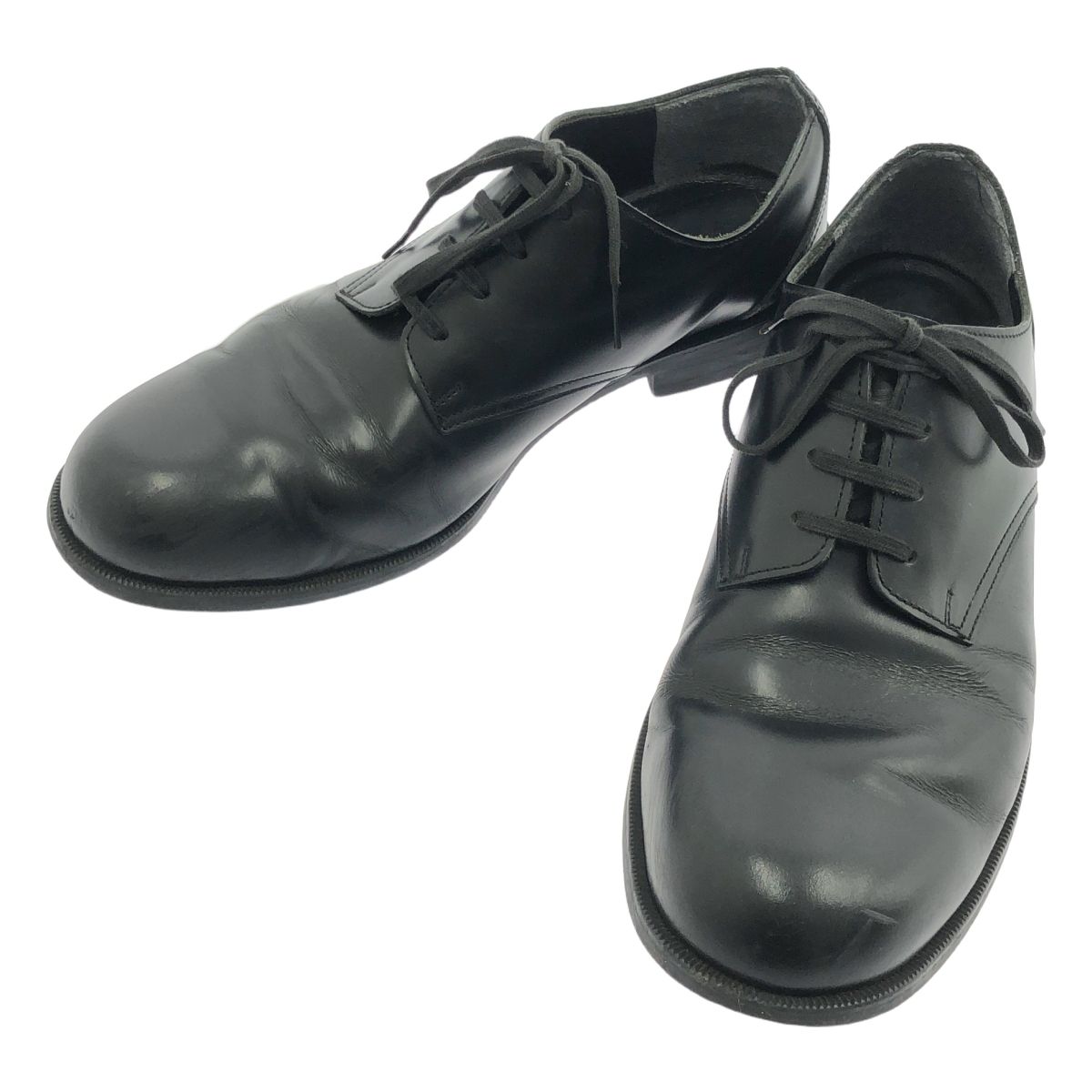 tricot COMME des GARCONS | トリココムデギャルソン | レザー プレーントゥ レースアップ ドレスシューズ 革靴 | 23 1|2 | ブラック | レディース