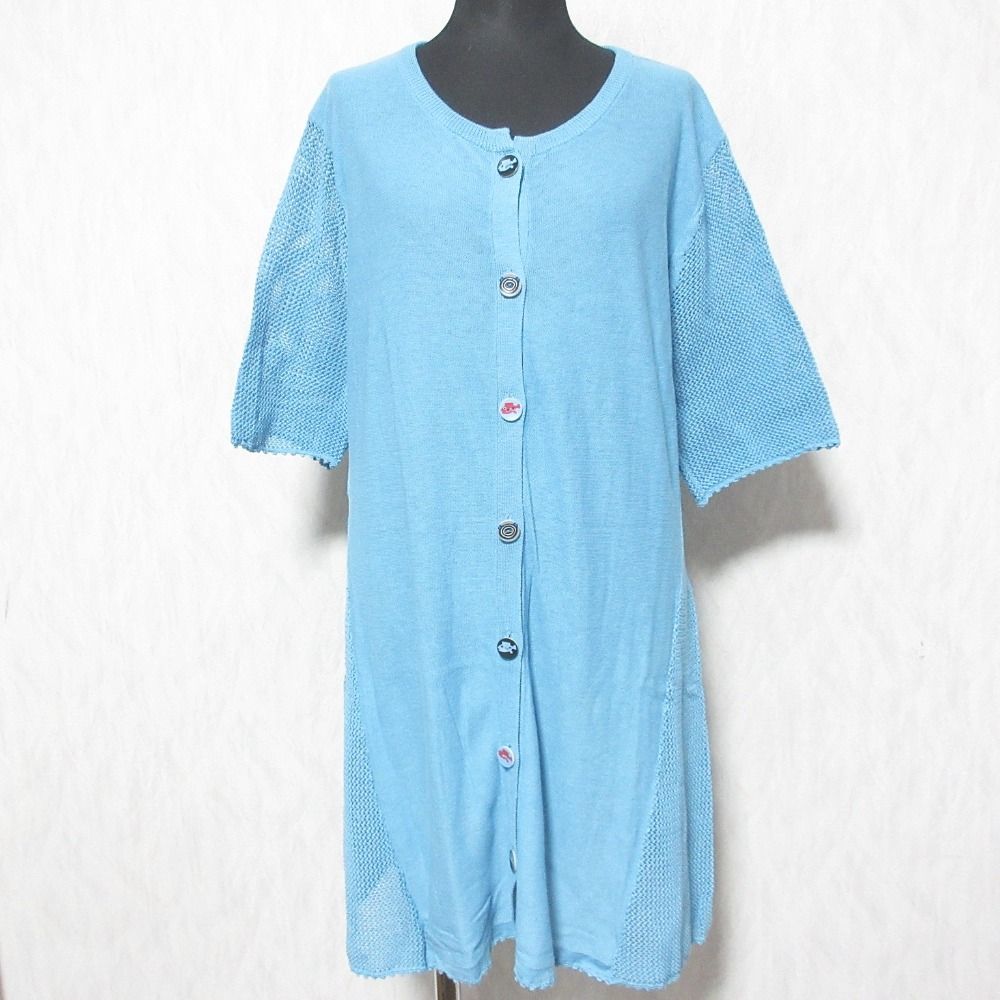 美品 OLLEBOREBLA オレボレブラ アルベロベロ 半袖 ロングニット  