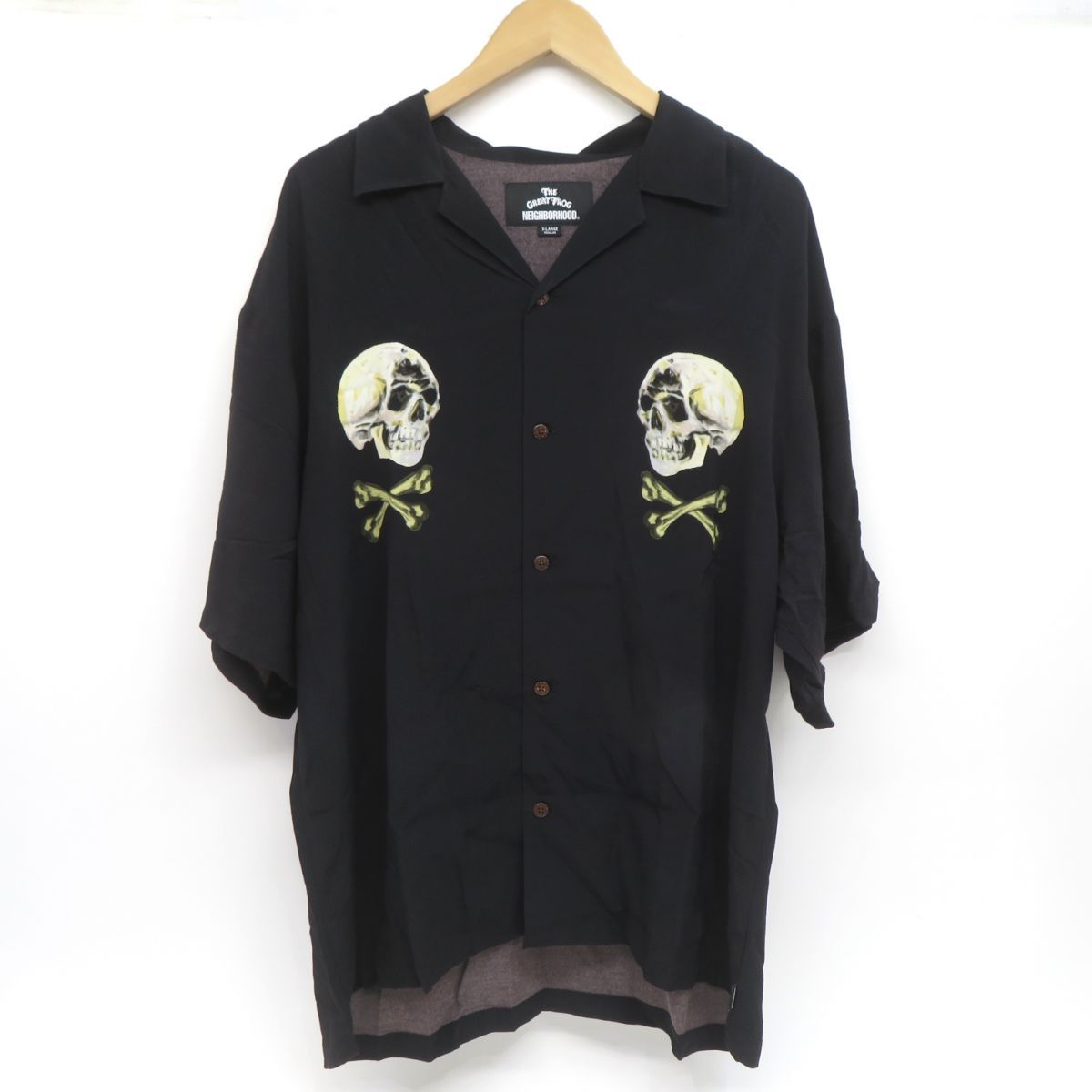 NEIGHBORHOOD x The Great Frog ネイバーフッド ザ グレート フロッグ 23SS スカル ハワイアン シャツ XL 231TSGFN-SHM02S