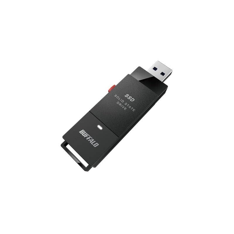 SSD-SCT1.0U3-BA ブラック ケーブルレス ポータブルSSD 1TB