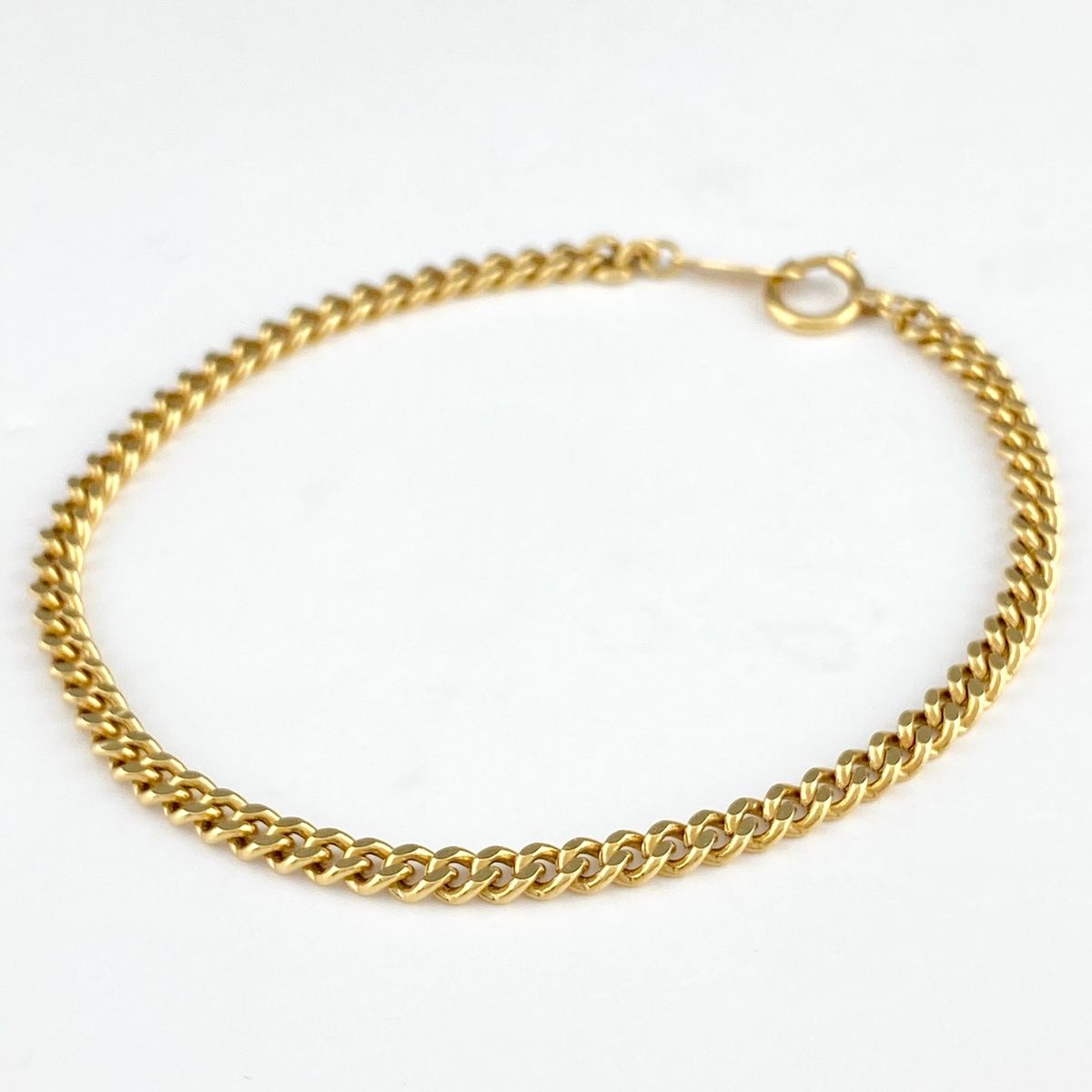 デザイン ブレスレット YG K18YG ブレスレット オーバル ツイスト