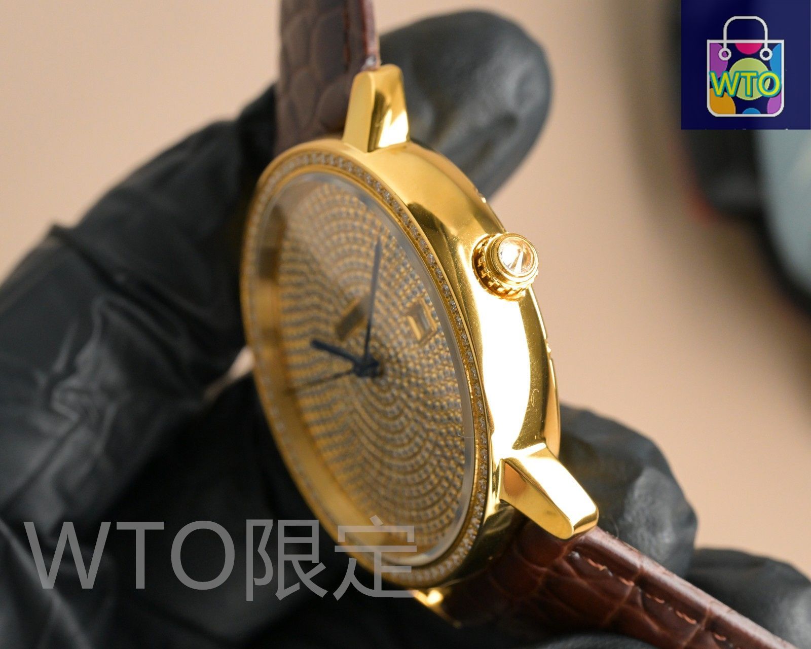 今日特価】Piaget（ピアジェ） Black-Tie Diamond-Set Square