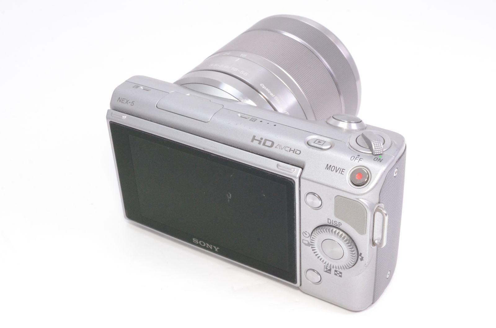 中古SONY SONY NEX-5N ズームレンズキット シルバー バッテリー2個付 